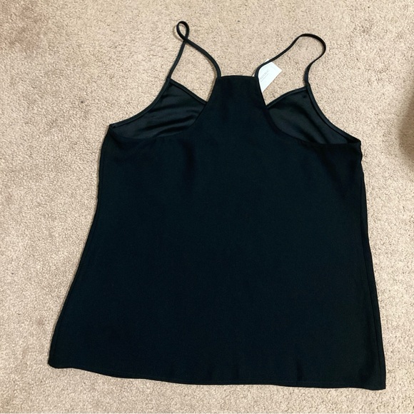 SOLD Banana Republic Black Racerback Camisole Spaghetti Strap Casual Lounge M - Picture 5 of 10